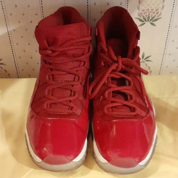Jordan Other - Jordan Retro # 378037-623 Red High-Top Sneakers size 13